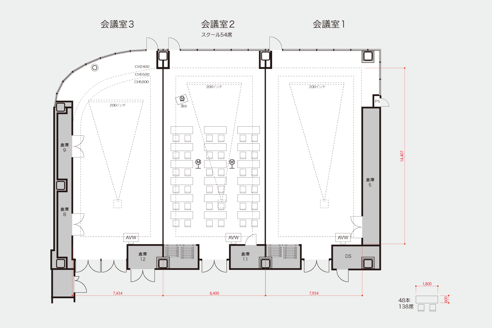 会議室1マップ拡大